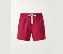 Straight-Leg Mid-Length Swim Shorts
