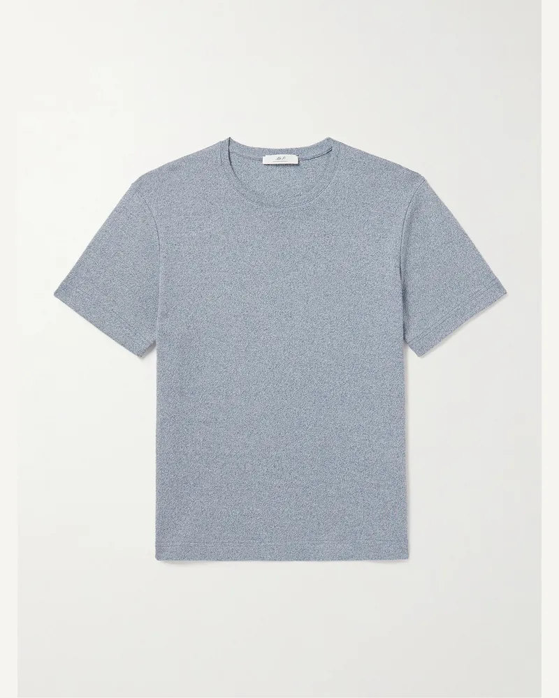 MR P. T-Shirt aus Baumwolle Blau