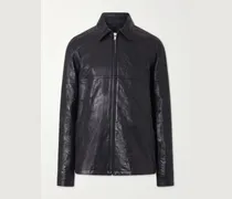 Brad Textured Leather Jacket