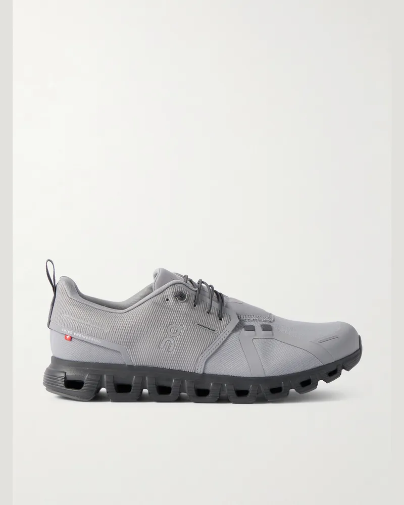 ON Cloud 6 WP Slip-s aus Mesh mit Gummibesatz Grau
