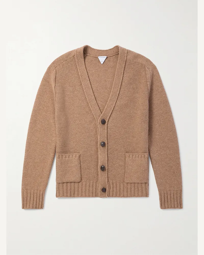 Bottega Veneta Wool Cardigan Brown