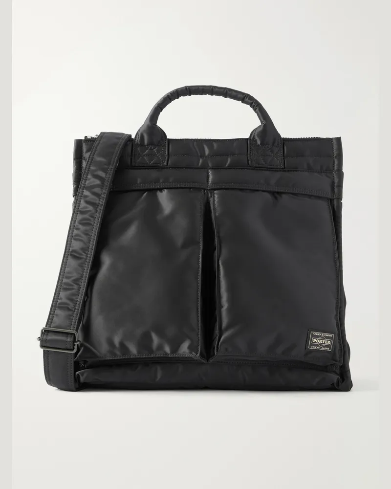 PORTER-YOSHIDA & CO Tanker Twill Tote Bag Black
