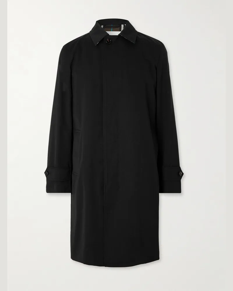 Burberry Trenchcoat aus Baumwollgabardine Schwarz