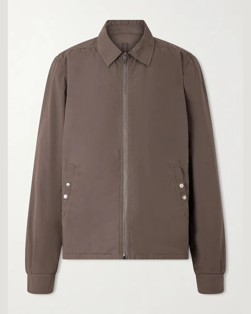 DRKSHDW by Rick Owens Blouson aus Biobaumwoll-Ripstop Braun