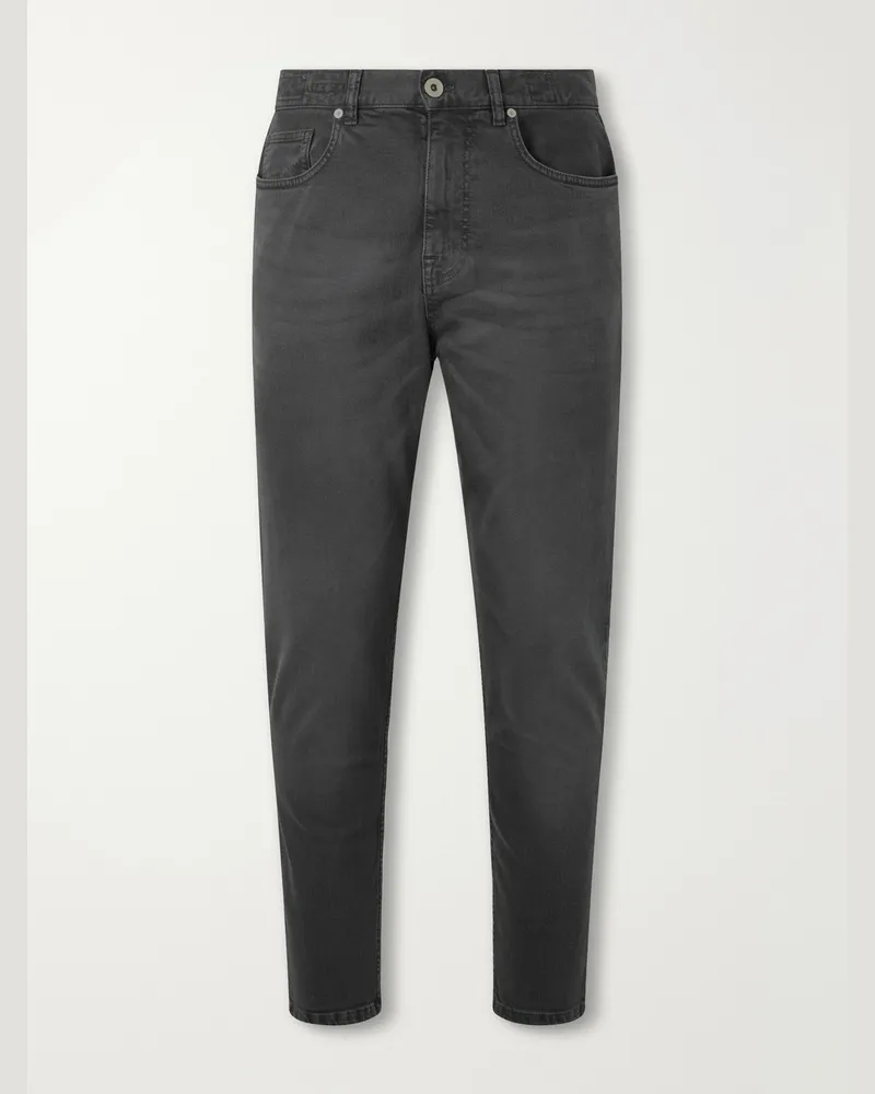 Eleventy Straight-Leg Jeans Black