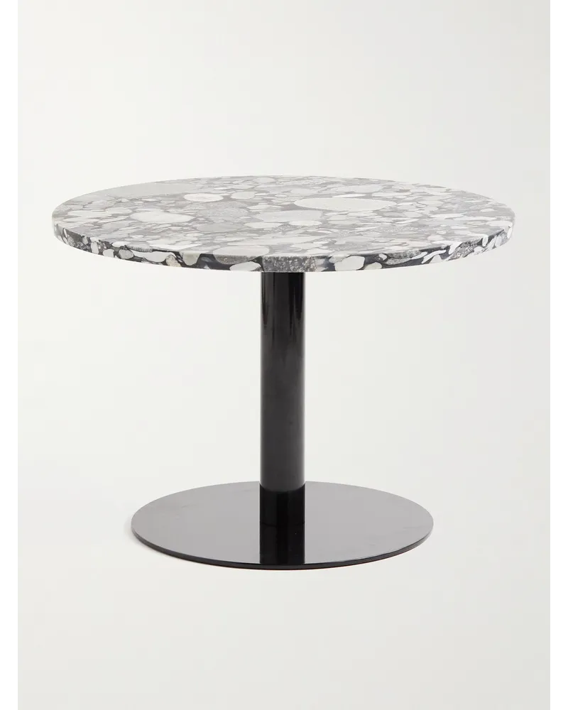 Tom Dixon Beistelltisch aus Marmor und Metall Schwarz