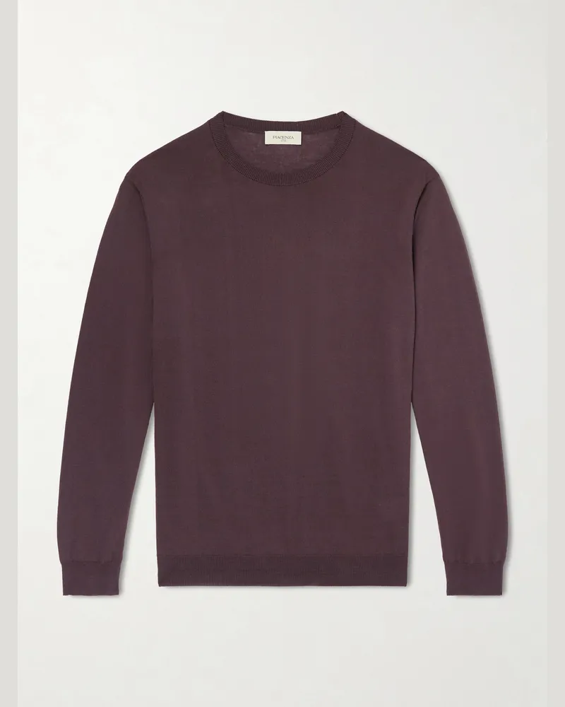 PIACENZA 1733 Cotton Sweater Brown