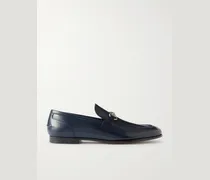 Jordaan Horsebit-Embellished Leather Loafers