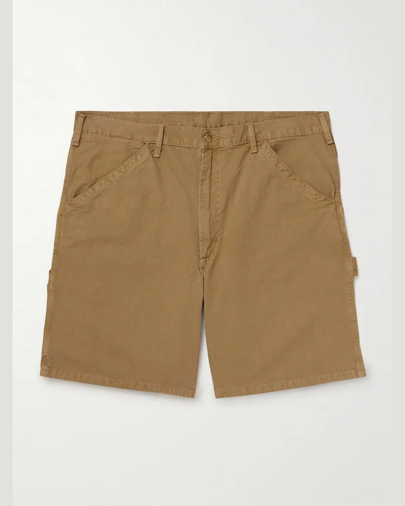 Ralph Lauren Dungarees gerade geschnittene Shorts aus Baumwoll-Twill Braun