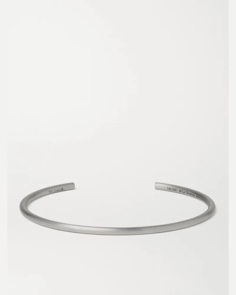 Le Gramme Le 7g Armspange aus gebürstetem Sterlingsilber Silber