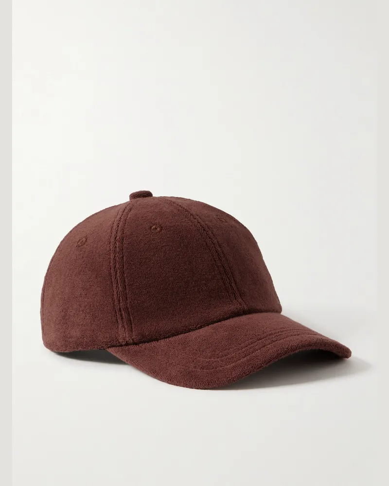 MR P. Cotton-Terry Baseball Cap Brown