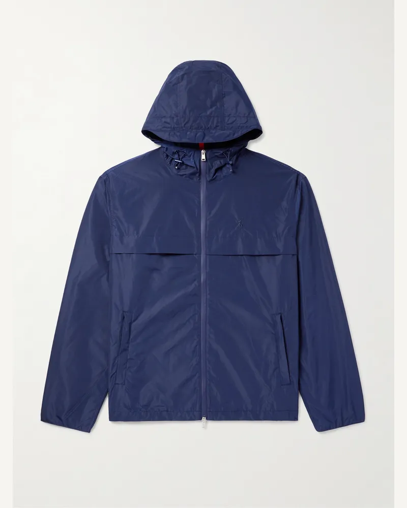 Ralph Lauren Jacke aus Shell mit Logostickerei Blau