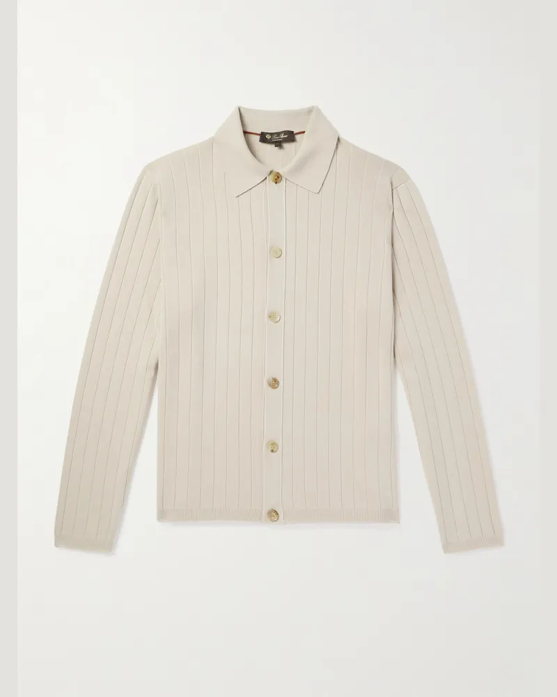 Loro Piana Pullover aus Wolle Neutral