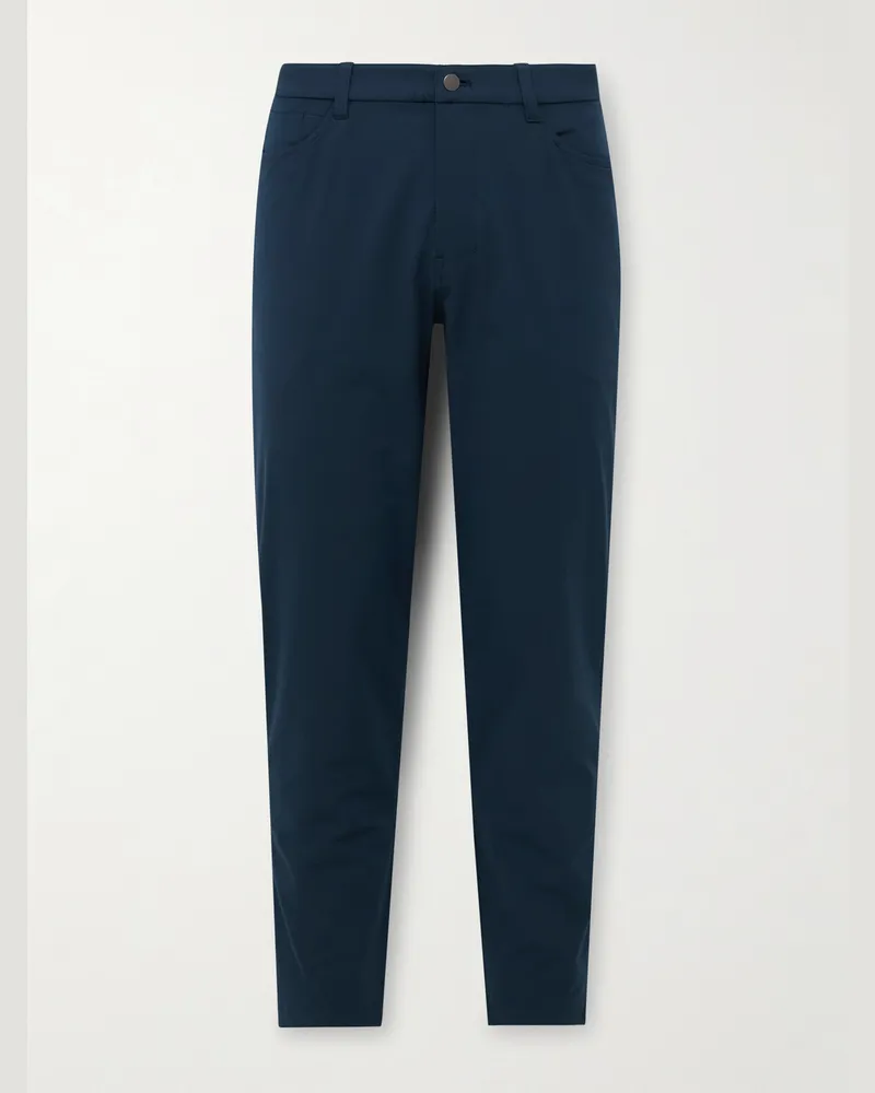 LULULEMON ABC schmal geschnittene Hose aus Warpstreme™-Material Blau