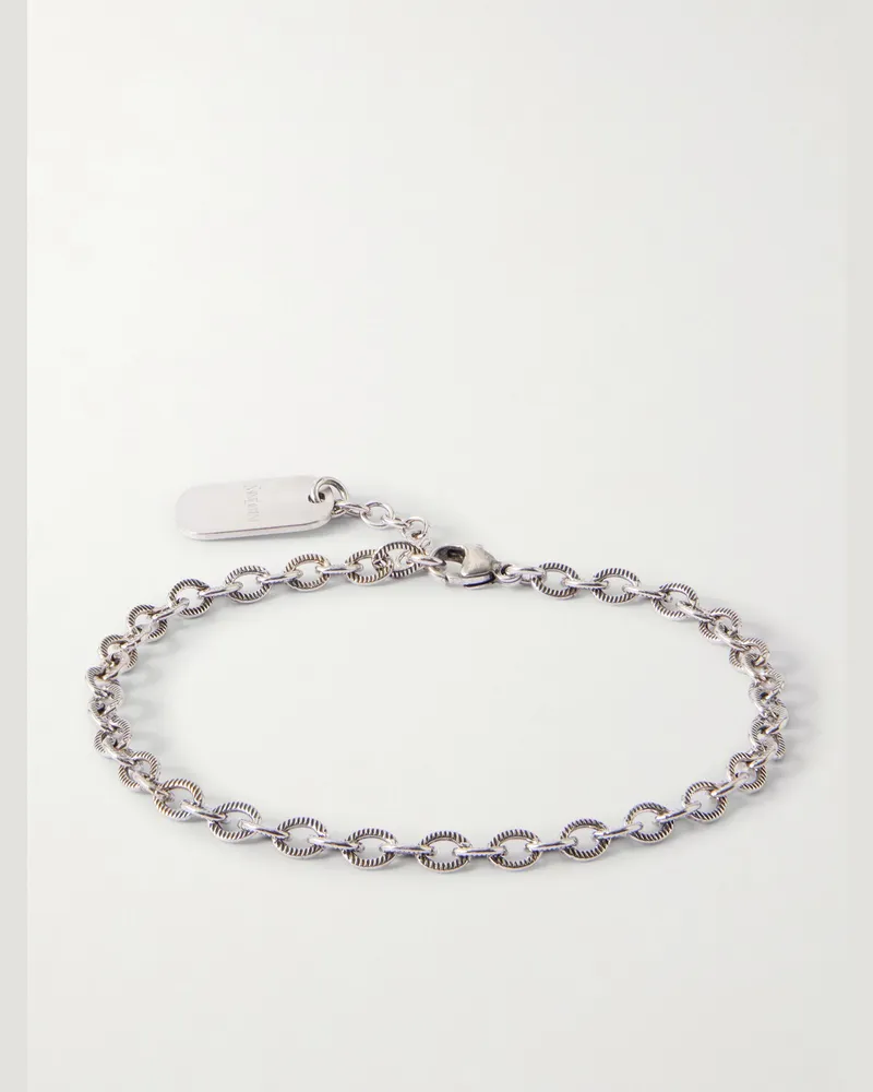 Saint Laurent Silver-Tone Bracelet Silver