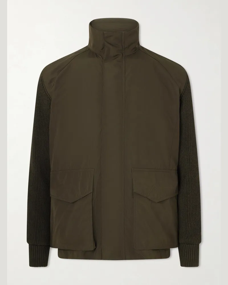 PURDEY Thorlstone Cotton-Blend Jacket Green