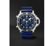 Submersible Mike Horn Limited Edition Automatic Flyback Chronograph 47mm Titanium and Rubber Watch, Ref. No. PAM01291