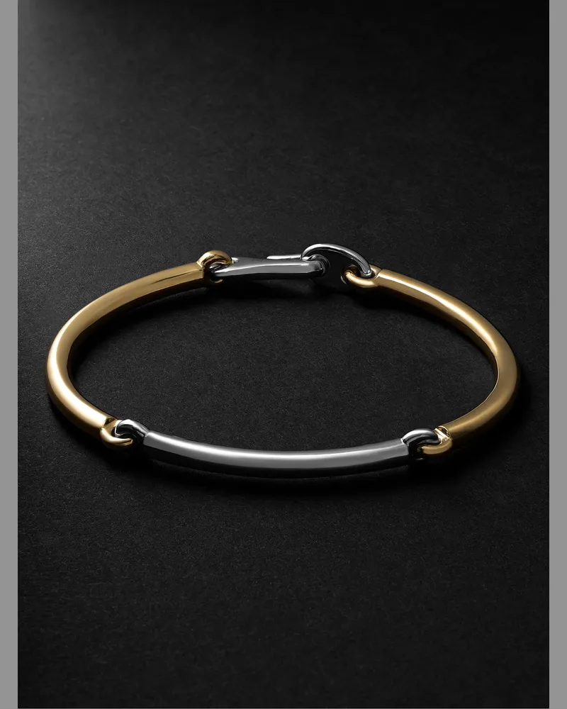 MAOR The Solstice 18-Karat White and Yellow Gold Bracelet Gold