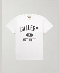 GALLERY DEPT. Art Dept T-Shirt aus Baumwoll-Jersey mit Logoprint Weiß