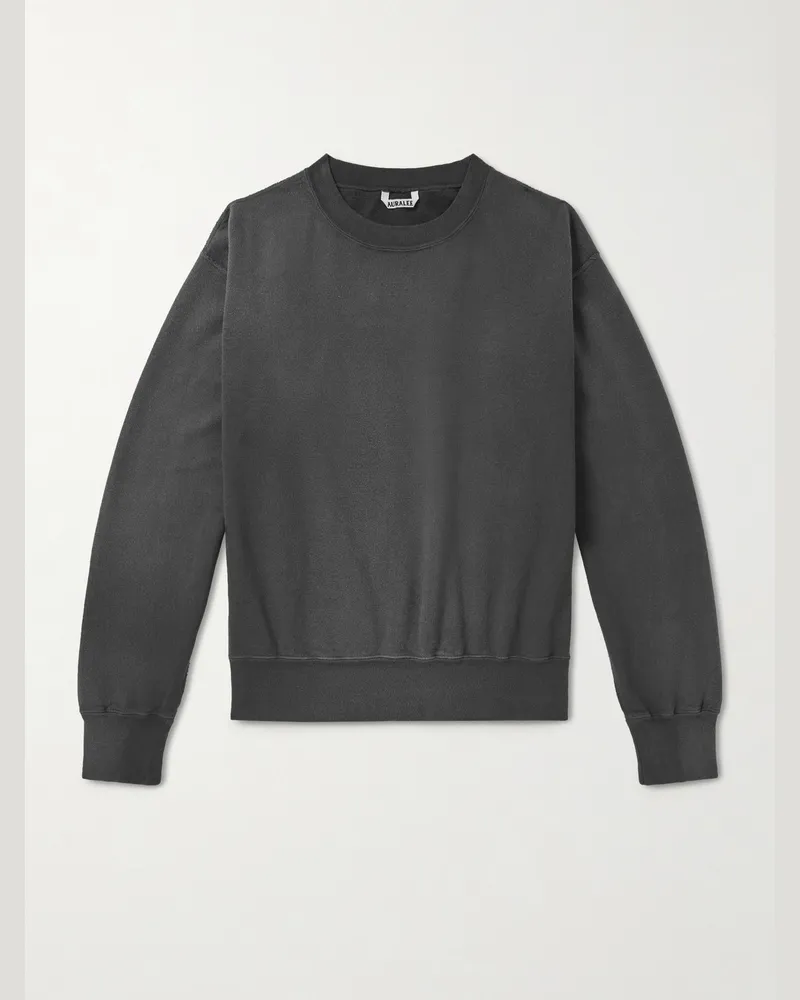AURALEE Cotton-Jersey Sweatshirt Black