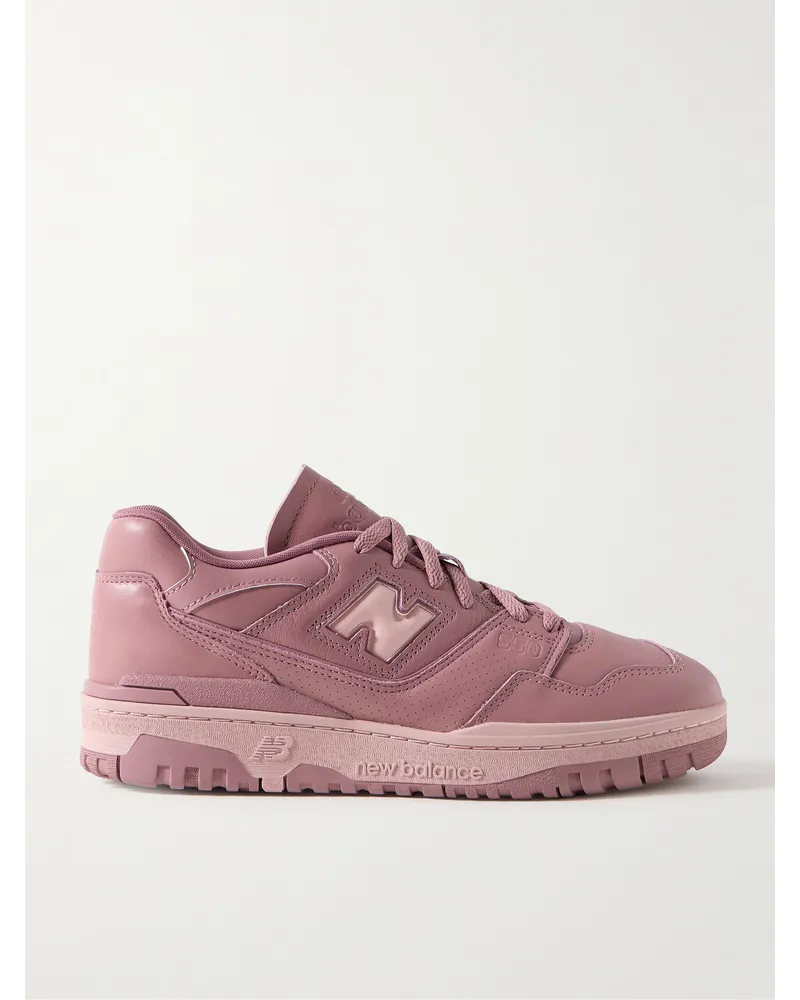 New Balance 550 Sneakers aus Leder Pink