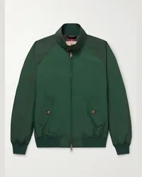 Baracuta G9 Harrington-Jacke aus einer Baumwollmischung Grün