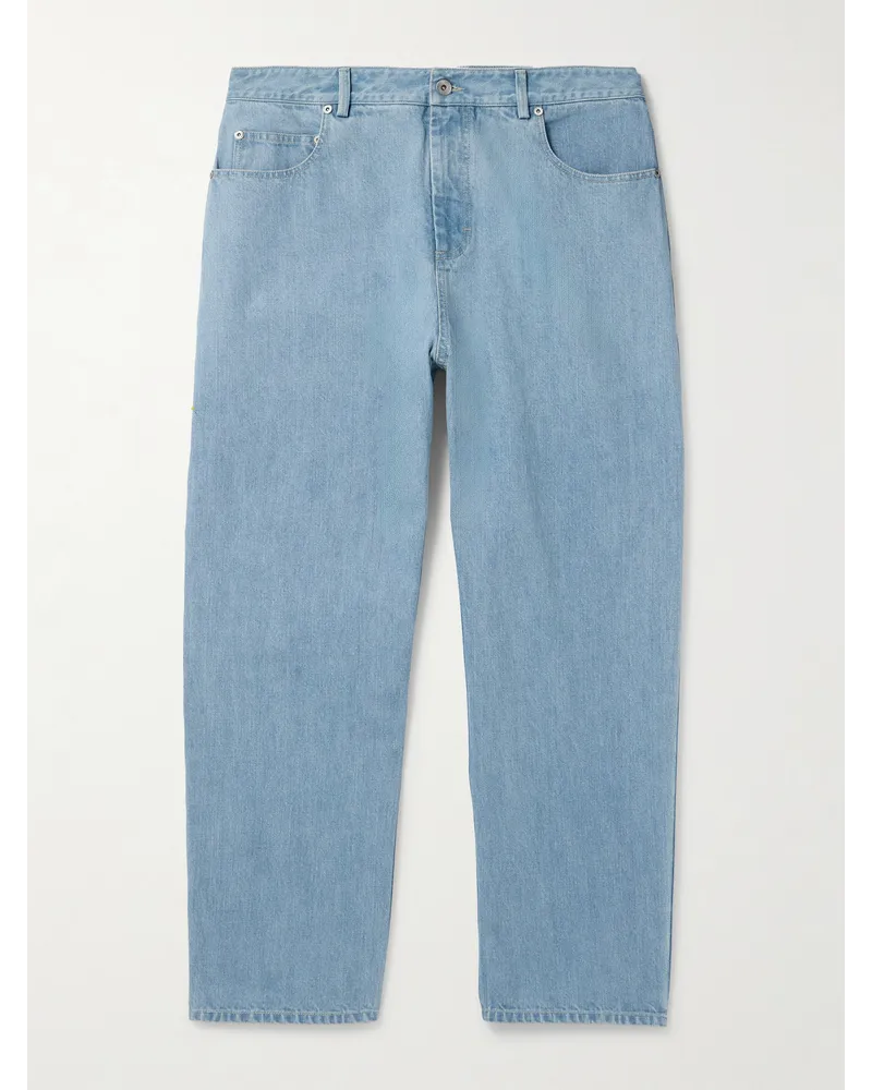 Folk Barrel-Jeans Blau