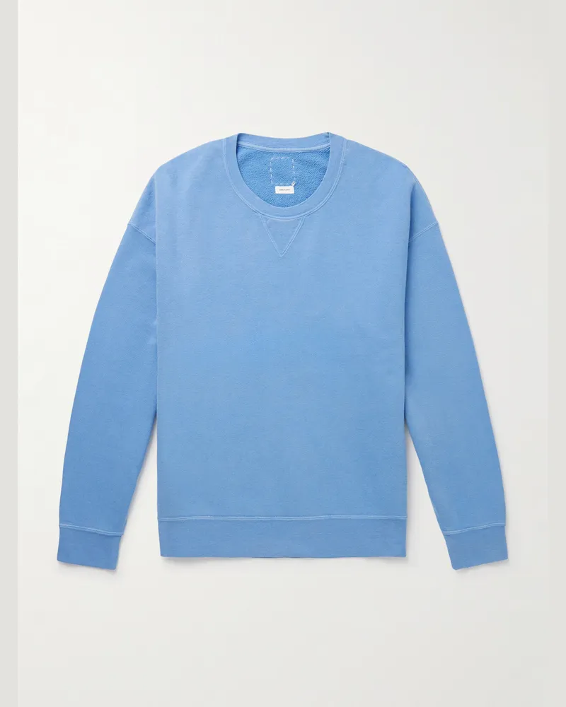 Visvim Jumbo SB Sweatshirt aus Baumwoll-Jersey Blau