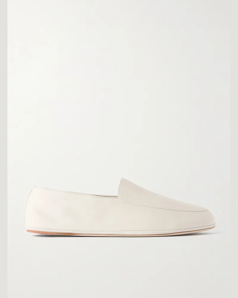 Loro Piana Anton Walk Loafers aus Leder Neutral