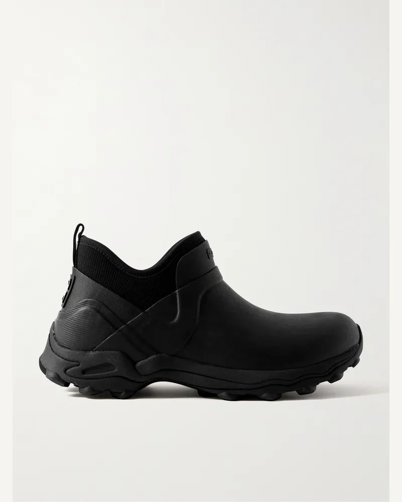 Givenchy BOGS Stiefel aus Gummi mit Neoprenbesatz Schwarz