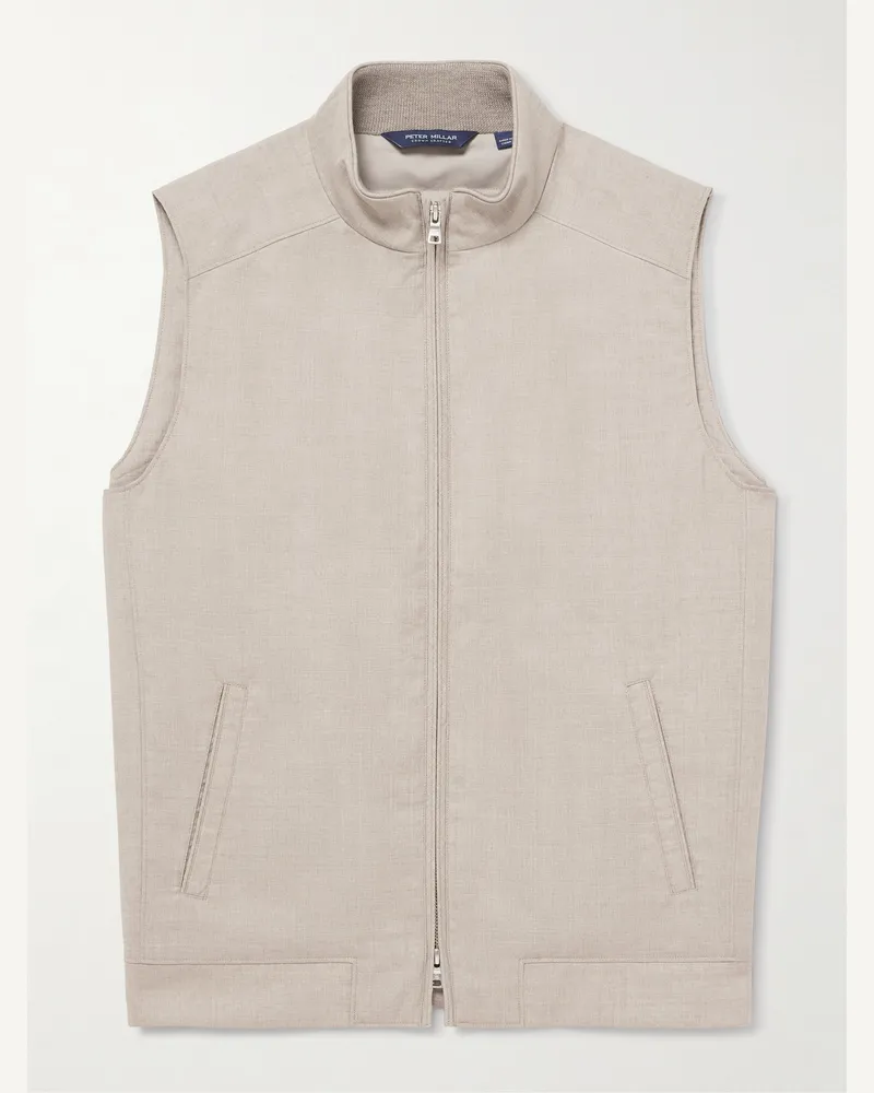 Peter Millar Excursionist Lite Weste aus wattierter Wolle Neutral