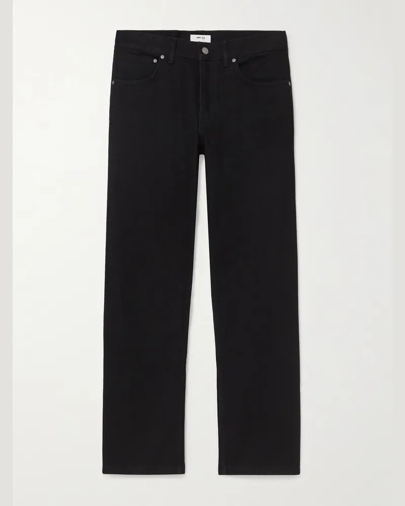 NN 07 Sonny 1866 gerade geschnittene Jeans Schwarz