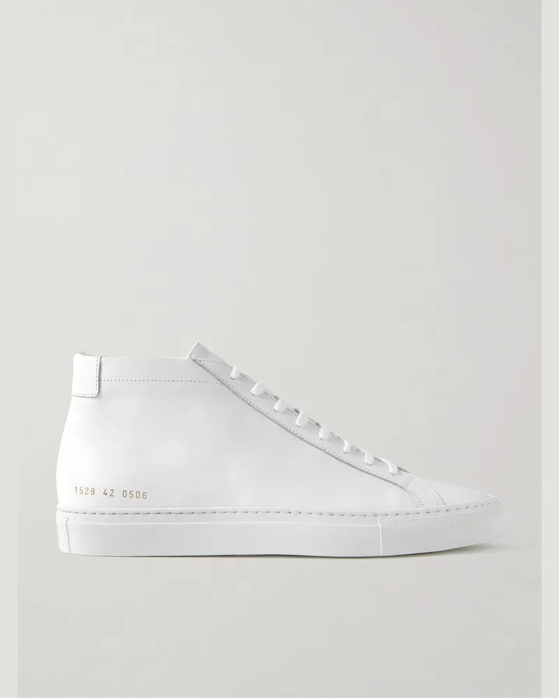 Common Projects Original Achilles Leather High-Top Sneakers White