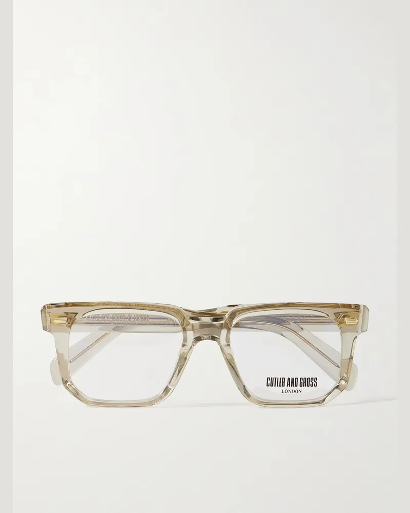 Cutler and Gross 1410 Sonnenbrille mit D-Rahmen aus Azetat Neutral