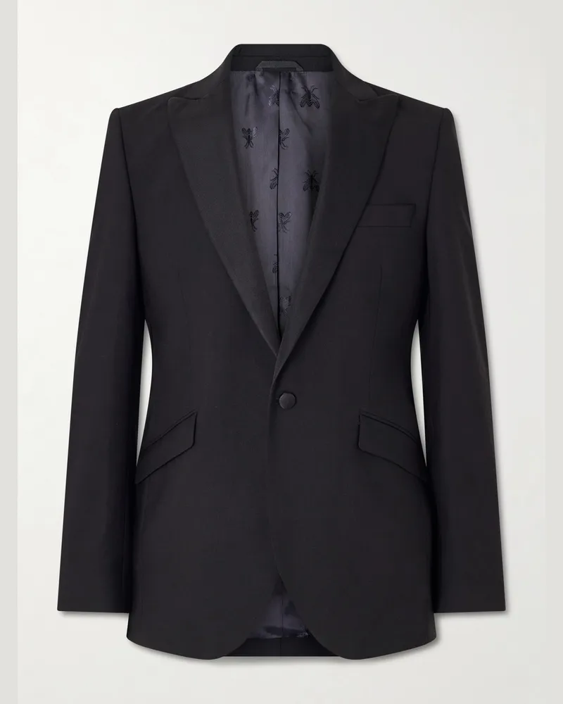 Favourbrook Wool-Blend Suit Jacket Black
