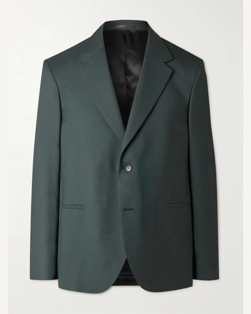 MR P. Oversized Wool Blazer Green