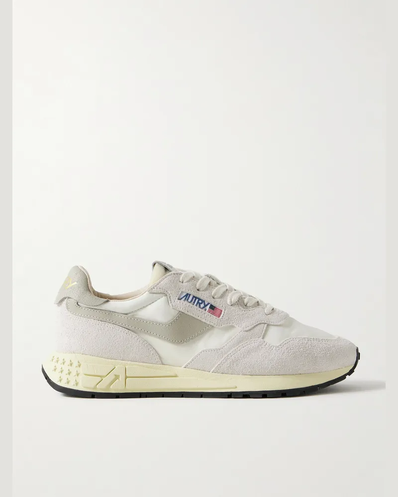 AUTRY Reelwind Low Sneakers aus Veloursleder und Shell Grau