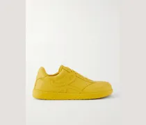 Jambo Logo-Appliquéd Leather Sneakers