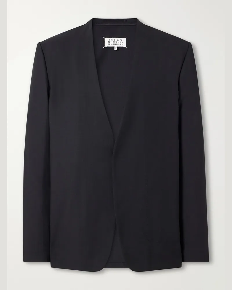 Maison Margiela Virgin Wool-Twill Jacket Black