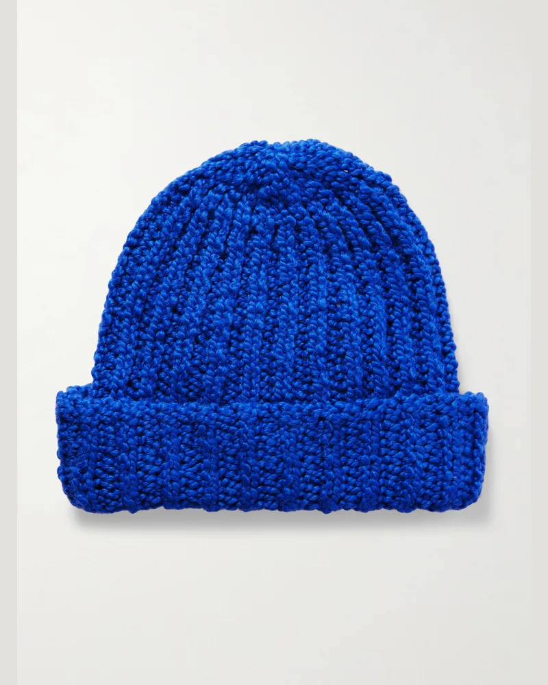 A Kind Of Guise Chachani Beanie aus einer Alpakawollmischung Blau