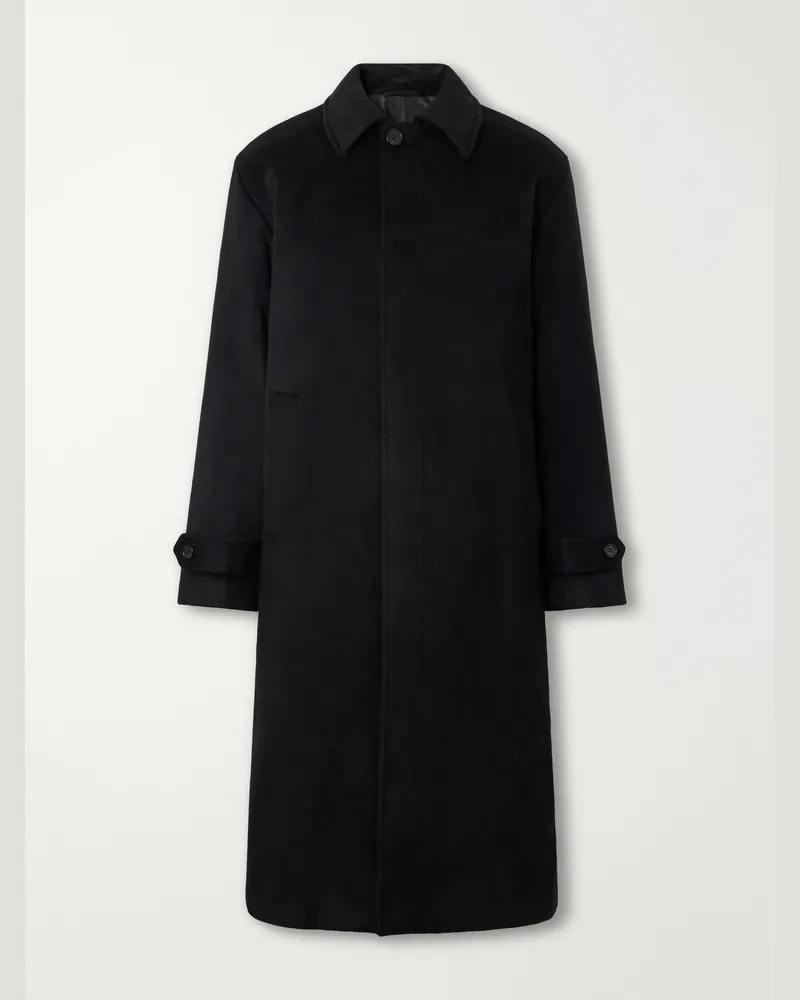 NN 07 Gibson 80040 Brushed Woven Wool-Blend Coat Black