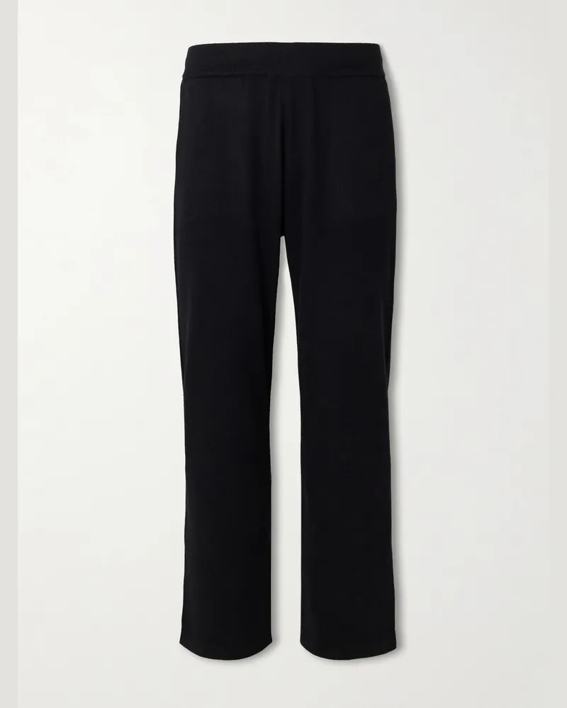 MR P. Straight-Leg Cashmere Sweatpants Black