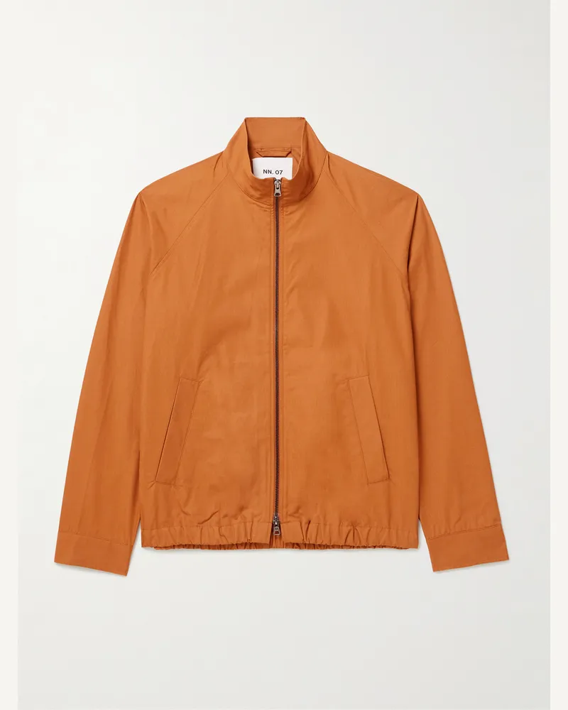 NN 07 Dave 1080 Bomberjacke aus Biobaumwoll-Shell Orange