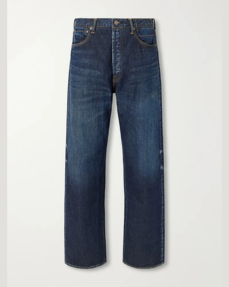 Visvim Social Sculpture 01 Wide-Leg Jeans Blue