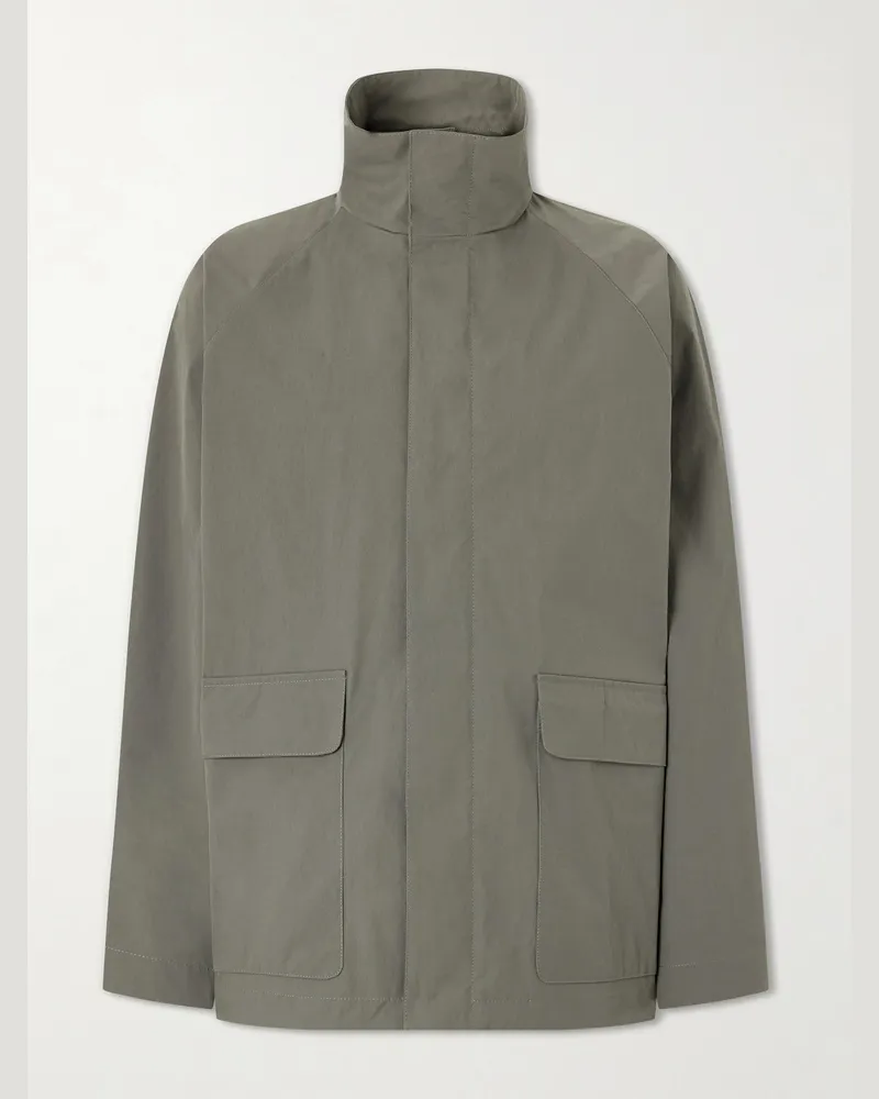 Jil Sander Poplin Parka Gray