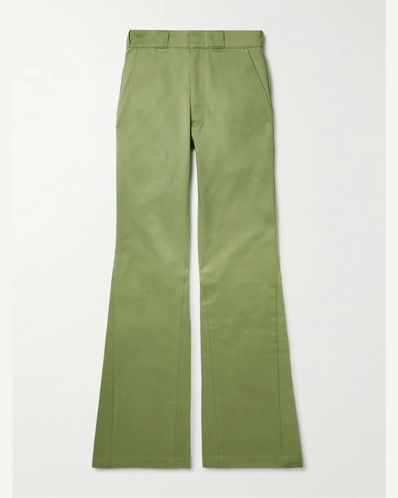 GALLERY DEPT. Bootcut Cotton-Twill Chinos Green