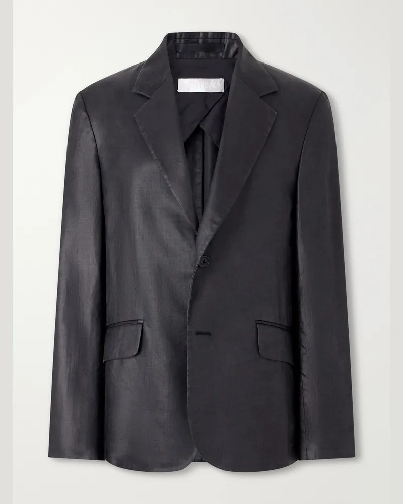 Our Legacy TENCEL™ Lyocell Blazer Black
