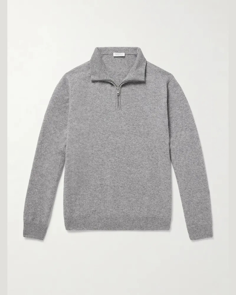 Sunspel Troyer aus Kaschmir Grau