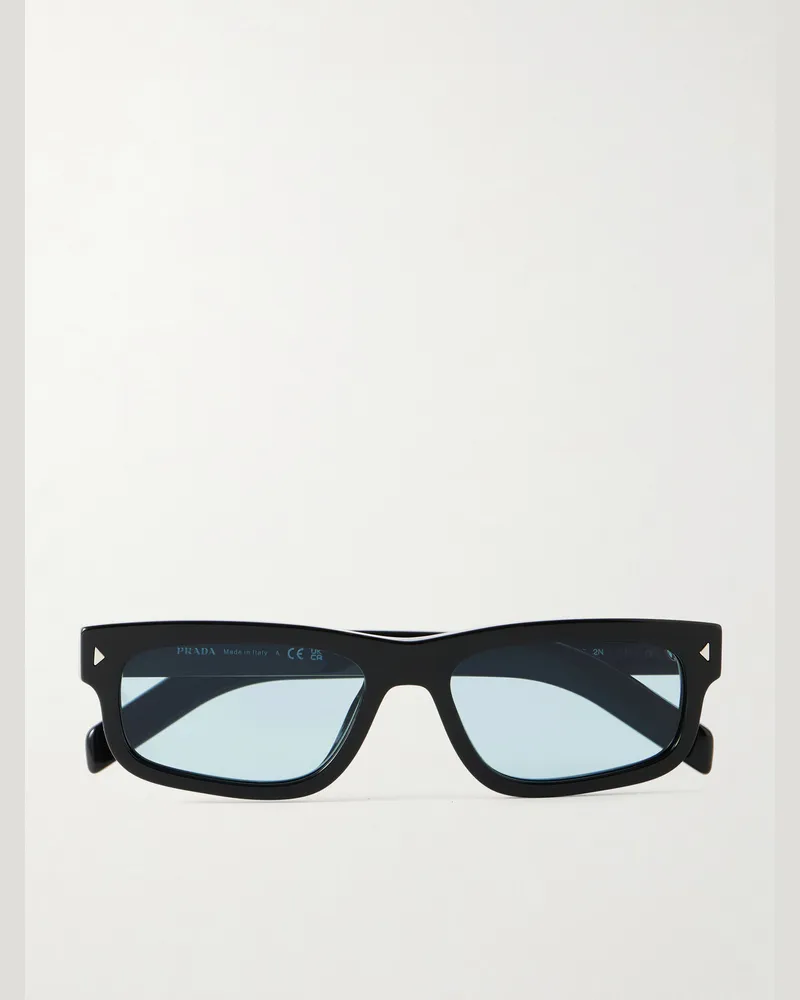 Prada Square-Frame Acetate Sunglasses Black