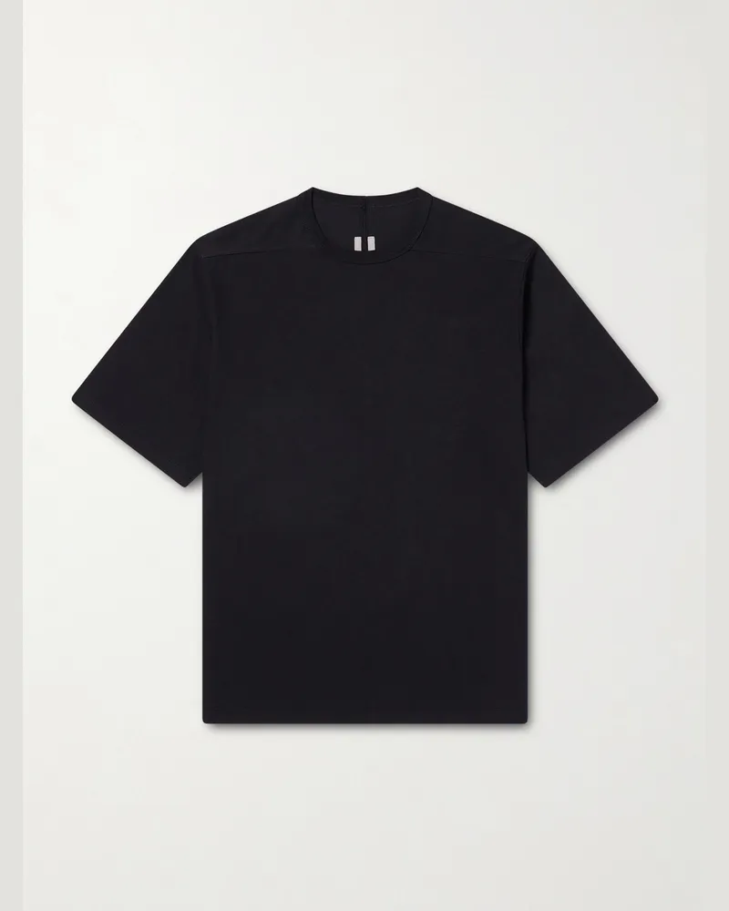 Rick Owens Cotton-Jersey T-Shirt Black